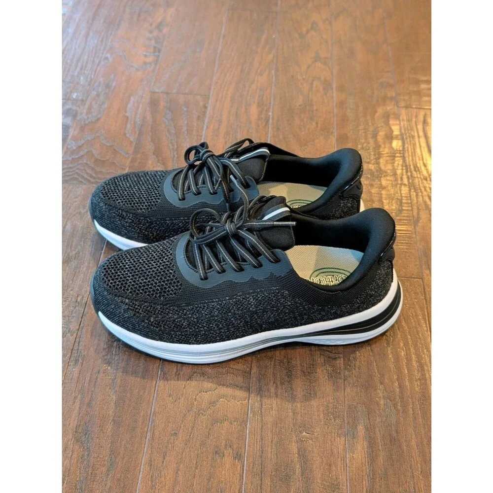 NEW Orthofeet Nira Women's Hands Free Black Orthotic Sneakers ~ Size 9 X-Wide EE - Picture 1 of 6